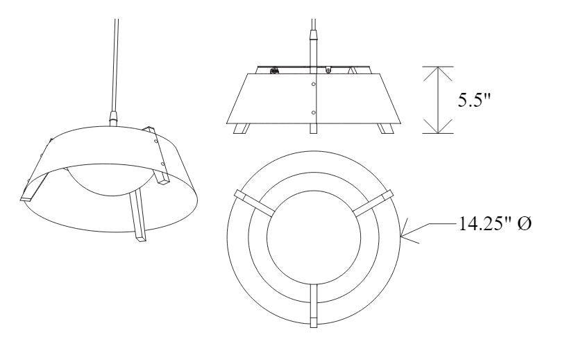 Cerno Casia 14" Pendant