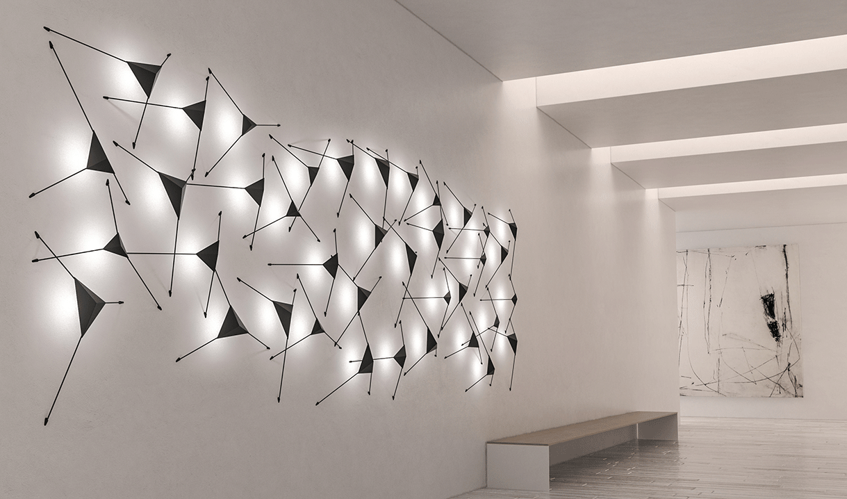 Sonneman Abstract LED Surface Mount Configuration Wall Light Fixtures Sonneman   