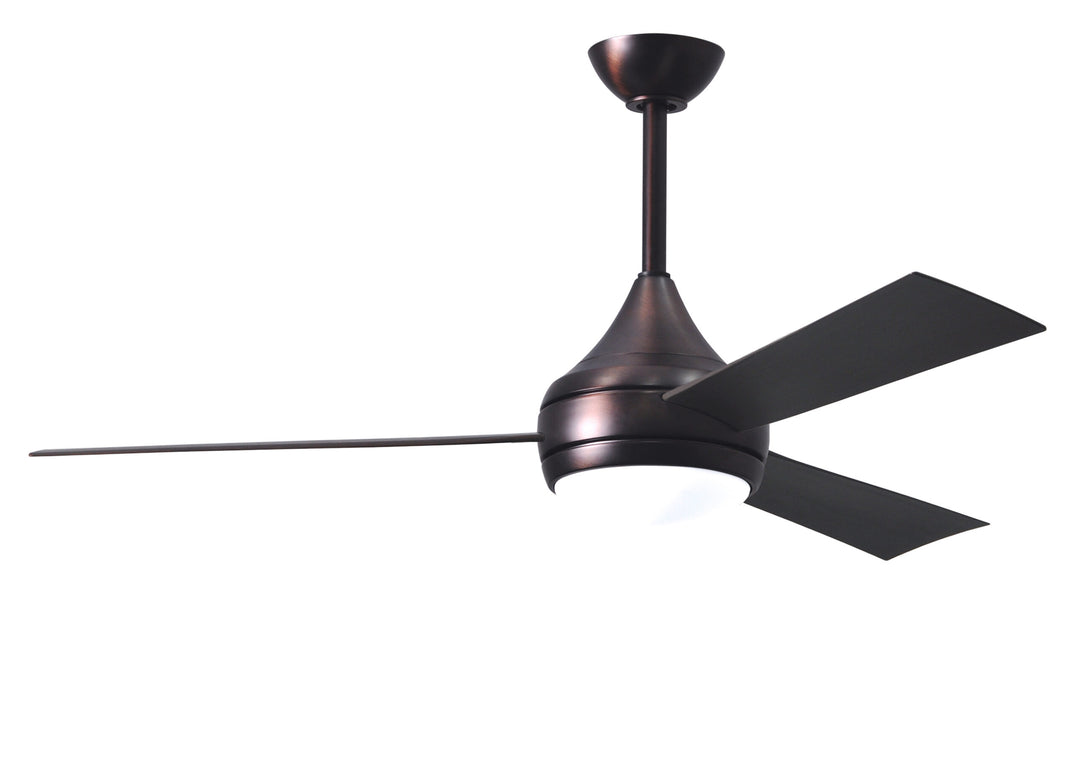 Matthews Fan Company Donaire Wet Location Ceiling Fan Indoor Ceiling Fans Matthews Fan Company 52" Brushed Bronze Brushed Bronze Tone