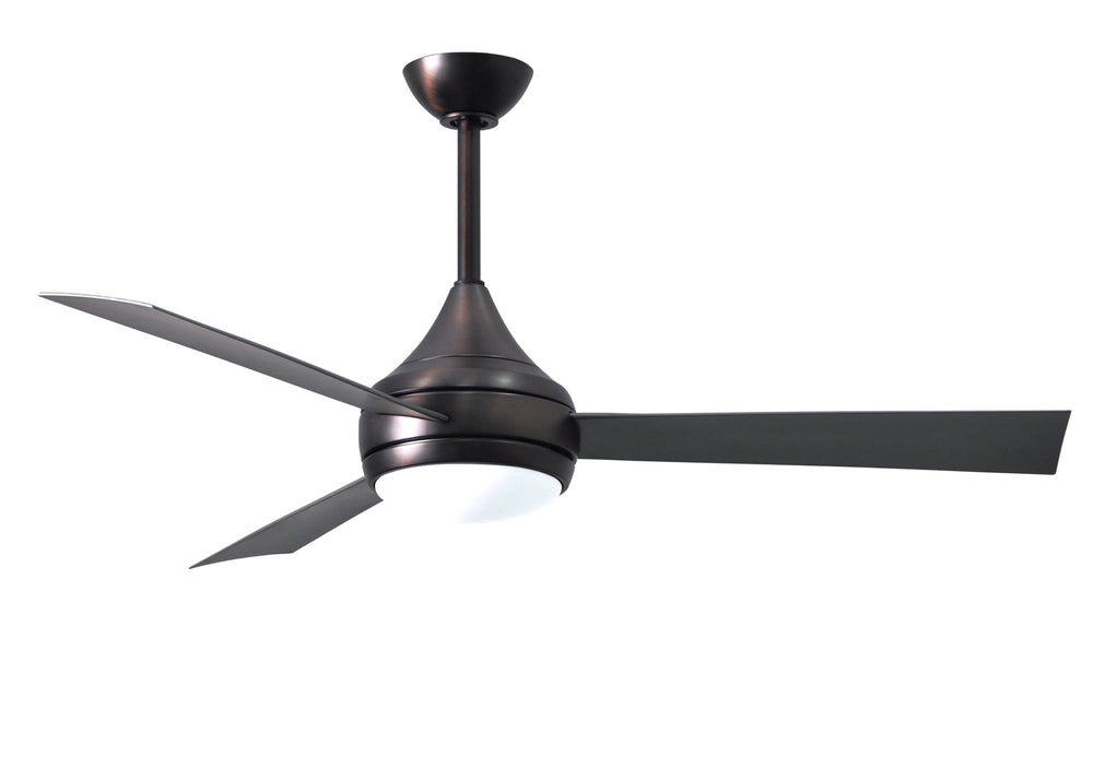 Matthews Fan Company Donaire Wet Location Ceiling Fan Indoor Ceiling Fans Matthews Fan Company 52" Brushed Bronze Silver Tone