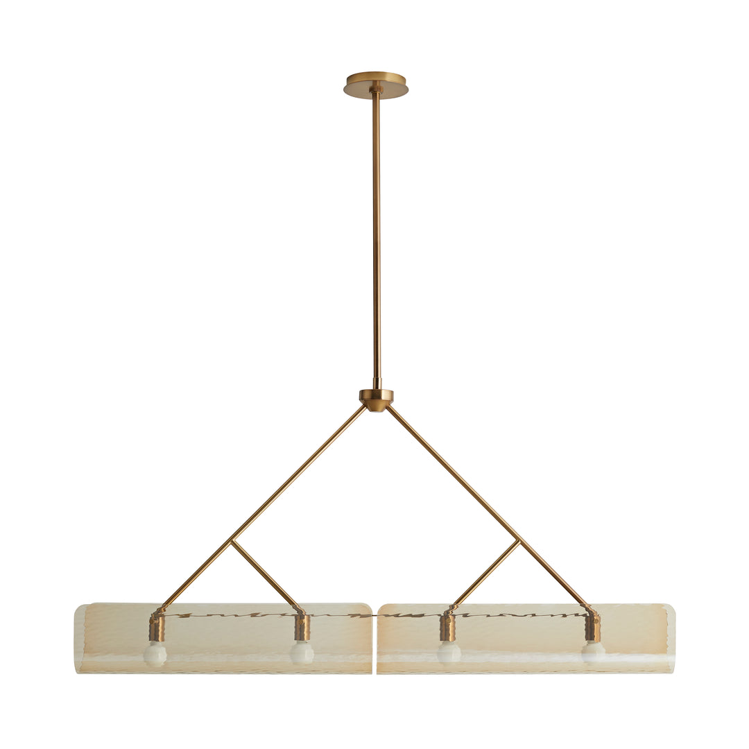 Arteriors APD Workshop for Arteriors Bend Linear Chandelier DA49022 Linear Chandeliers Arteriors   