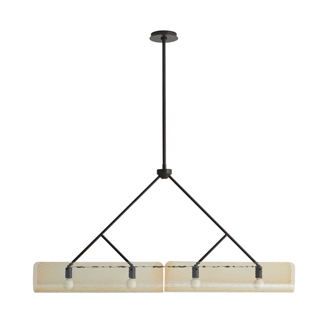 Arteriors APD Workshop for Arteriors Bend Linear Chandelier DA49024 Linear Chandeliers Arteriors   