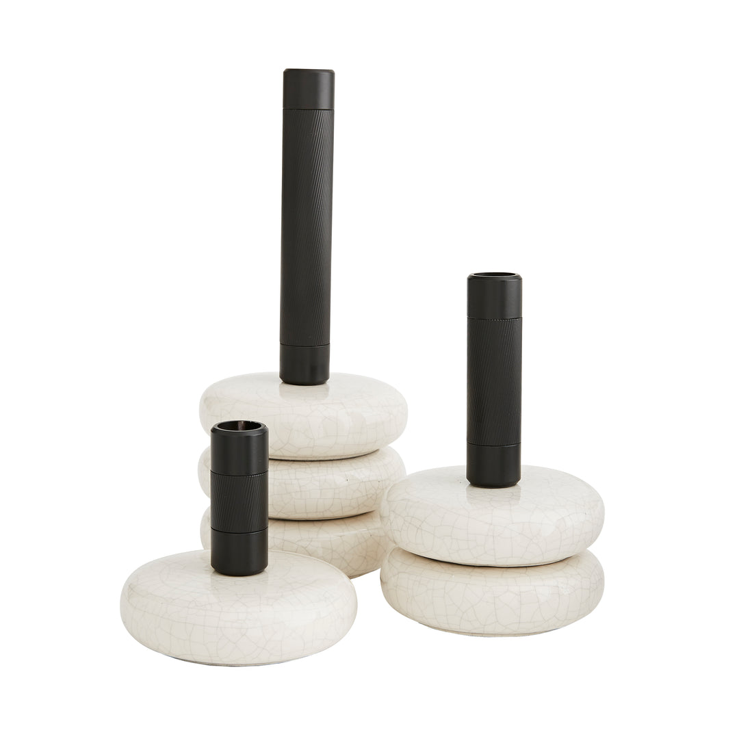 Arteriors APD Workshop for Arteriors Glaze Candlesticks, Set of 3 DA9006 Decorative Accents Arteriors   