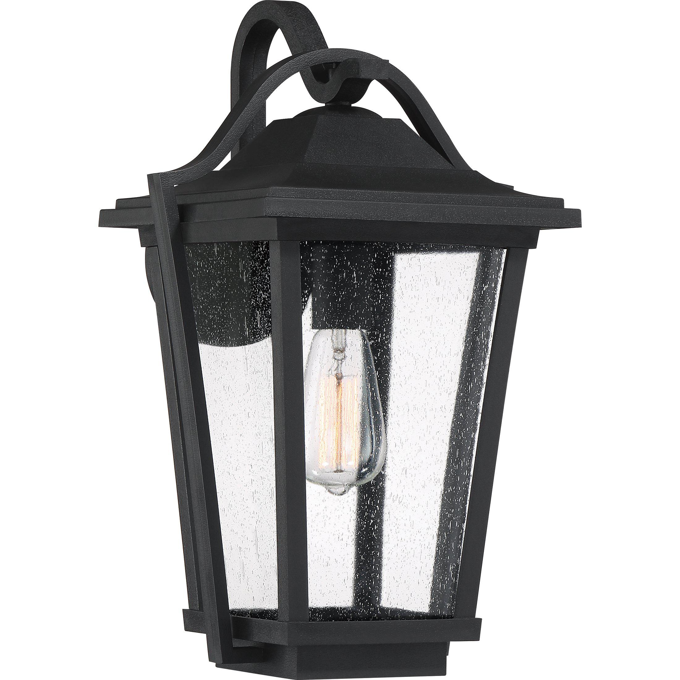 Quoizel  Darius Outdoor Lantern, Large Outdoor l Wall Quoizel Earth Black  