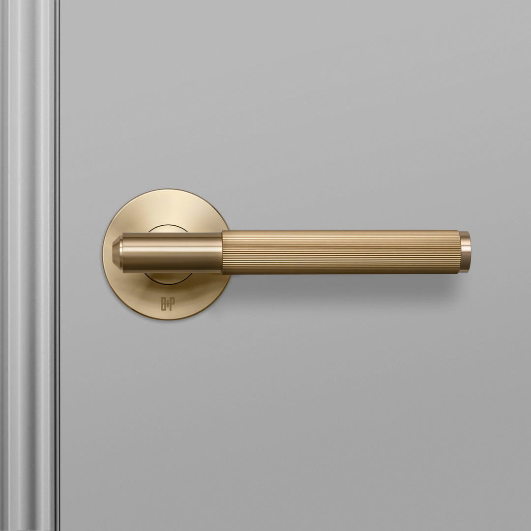 Buster + Punch Conventional Door Handle, Linear Design - FIXED TYPE Door Hardware Buster + Punch   