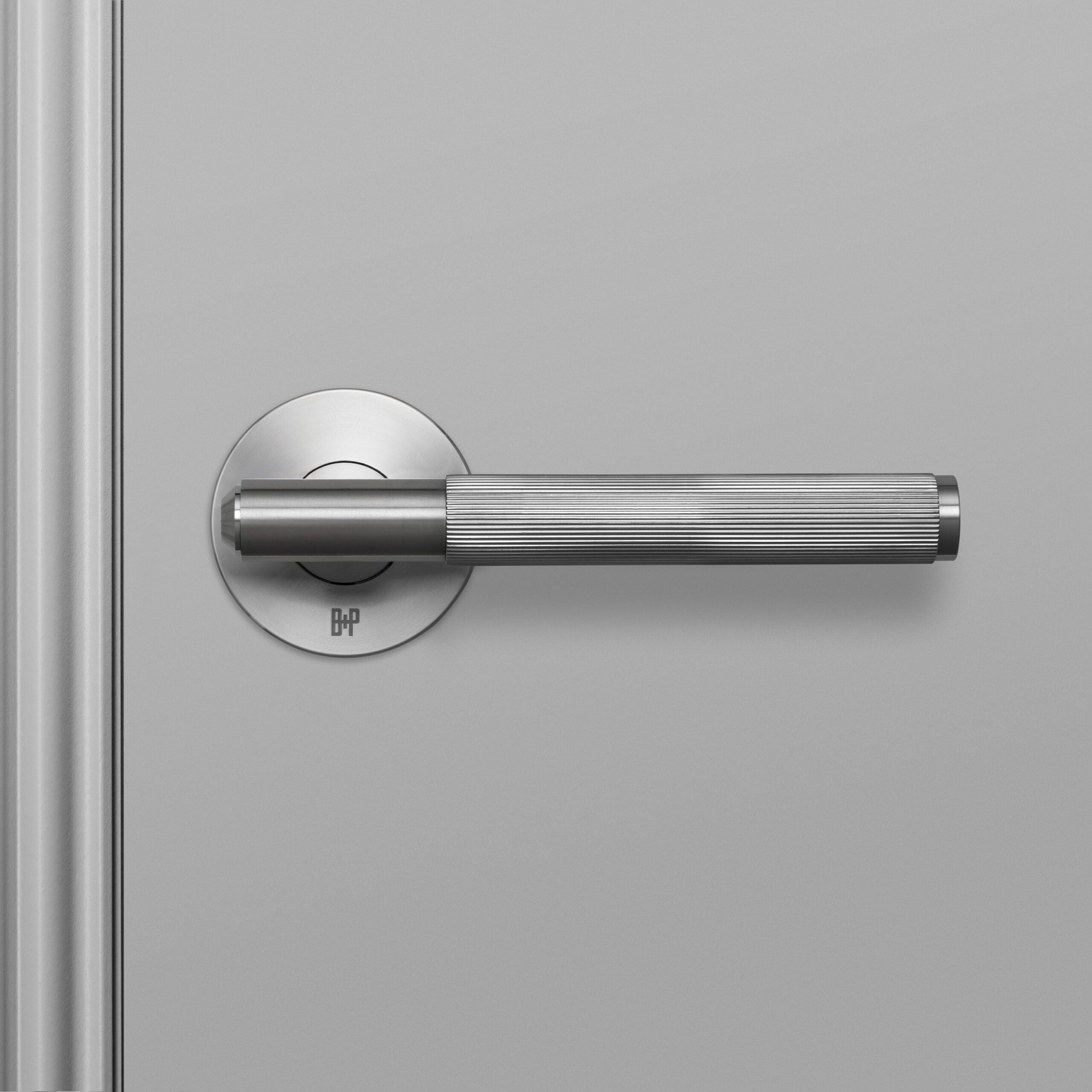 Buster + Punch Conventional Door Handle, Linear Design - FIXED TYPE Hardware Buster + Punch Steel  