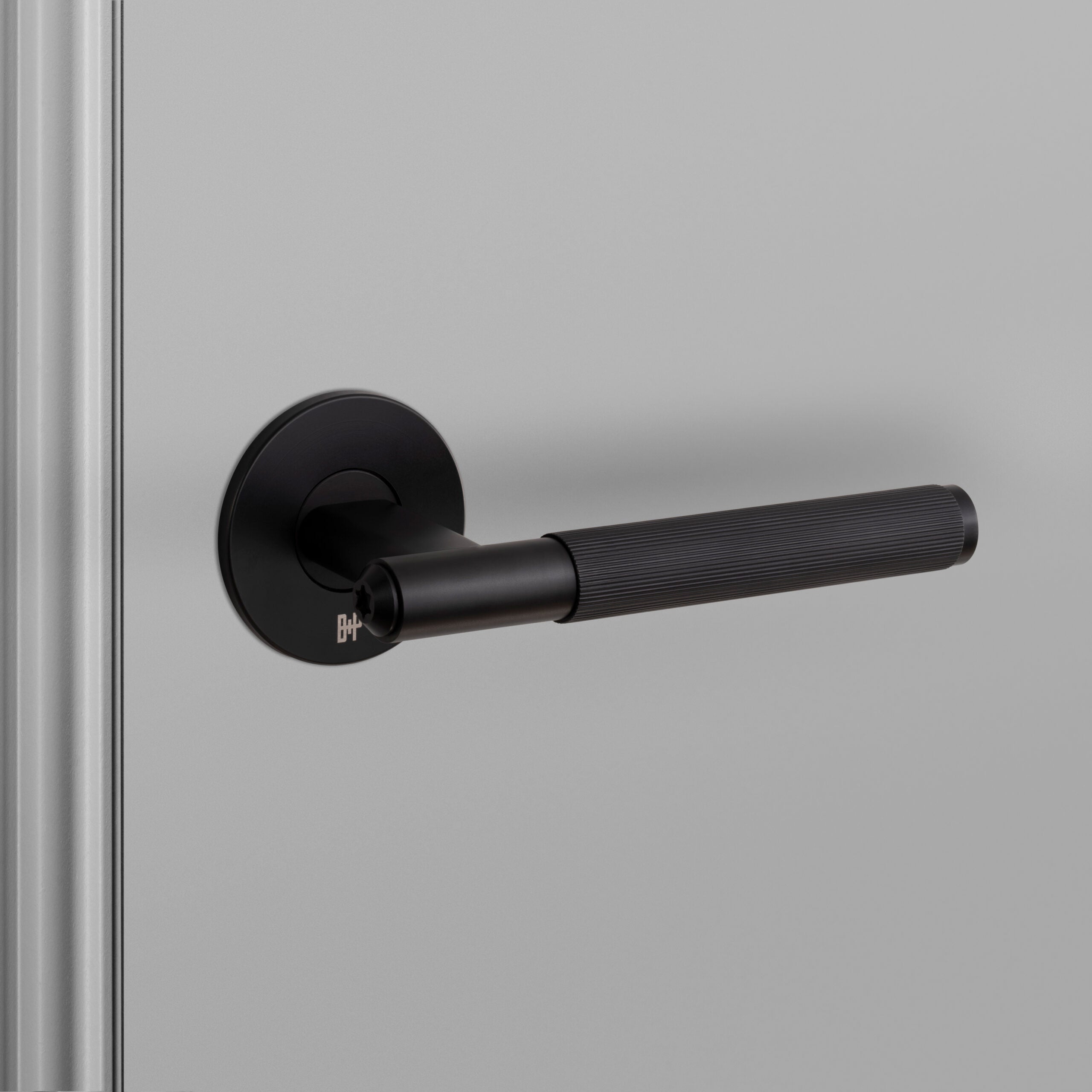 Buster + Punch Conventional Door Handle, Linear Design - FIXED TYPE