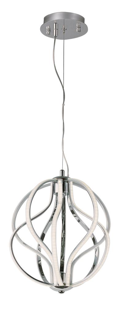 ET2 Aura 10 Light LED Pendant E21172 Pendants ET2 Chrome  