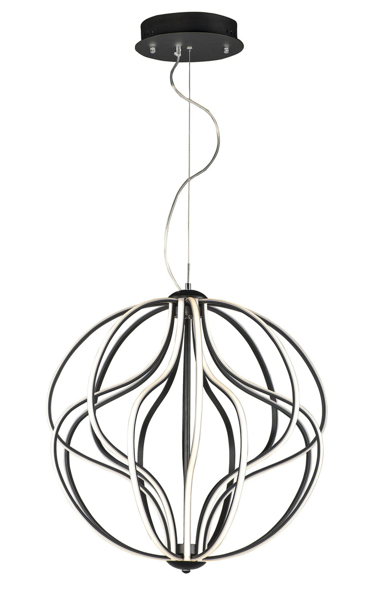 ET2 Aura 16 Light LED Pendant E21176 Chandeliers ET2 Black  