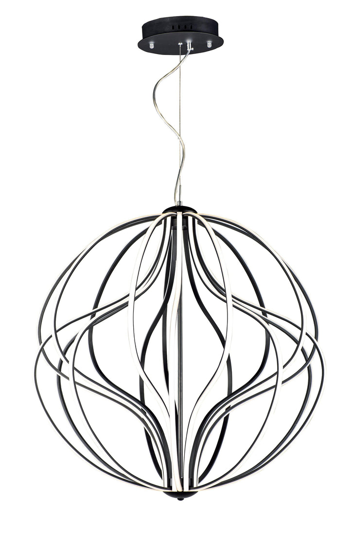 ET2 Aura 18 Light LED Pendant E21178 Chandeliers ET2 Black  