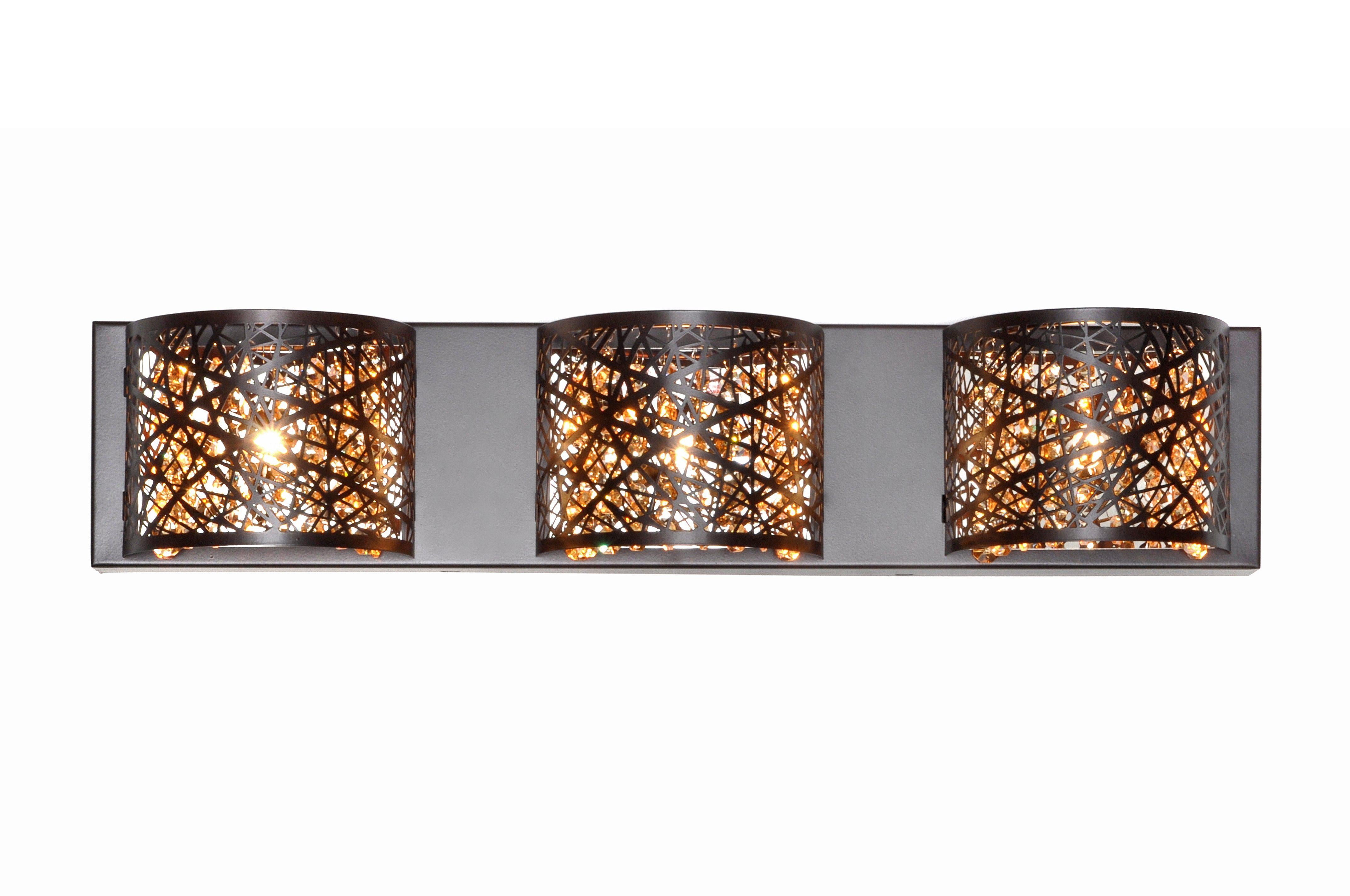 ET2 Inca 3 Light Wall Mount W/LED Bulb E21316 Wall Light Fixtures ET2 Bronze  