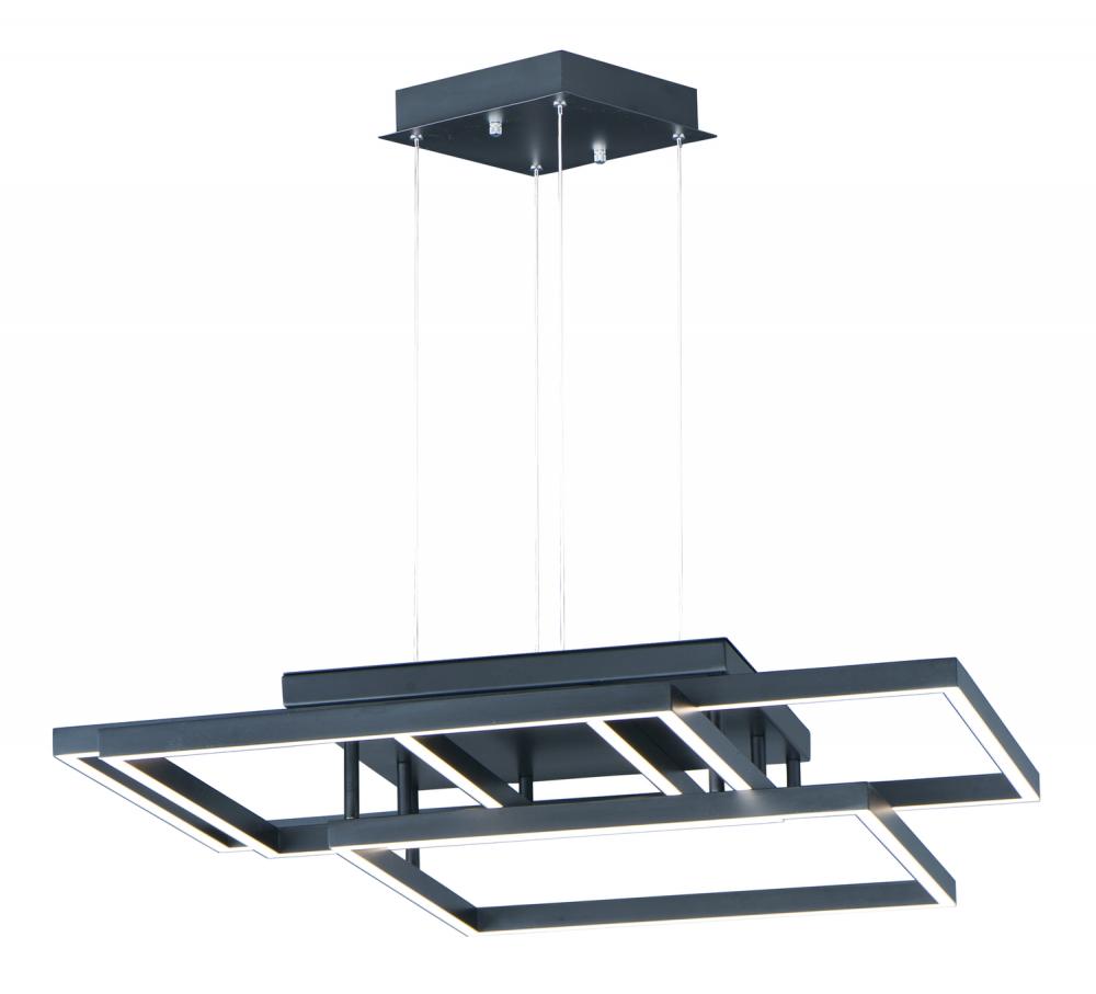 ET2 Traverse LED-Multi-Light Pendant 21516 Pendants ET2 Black  