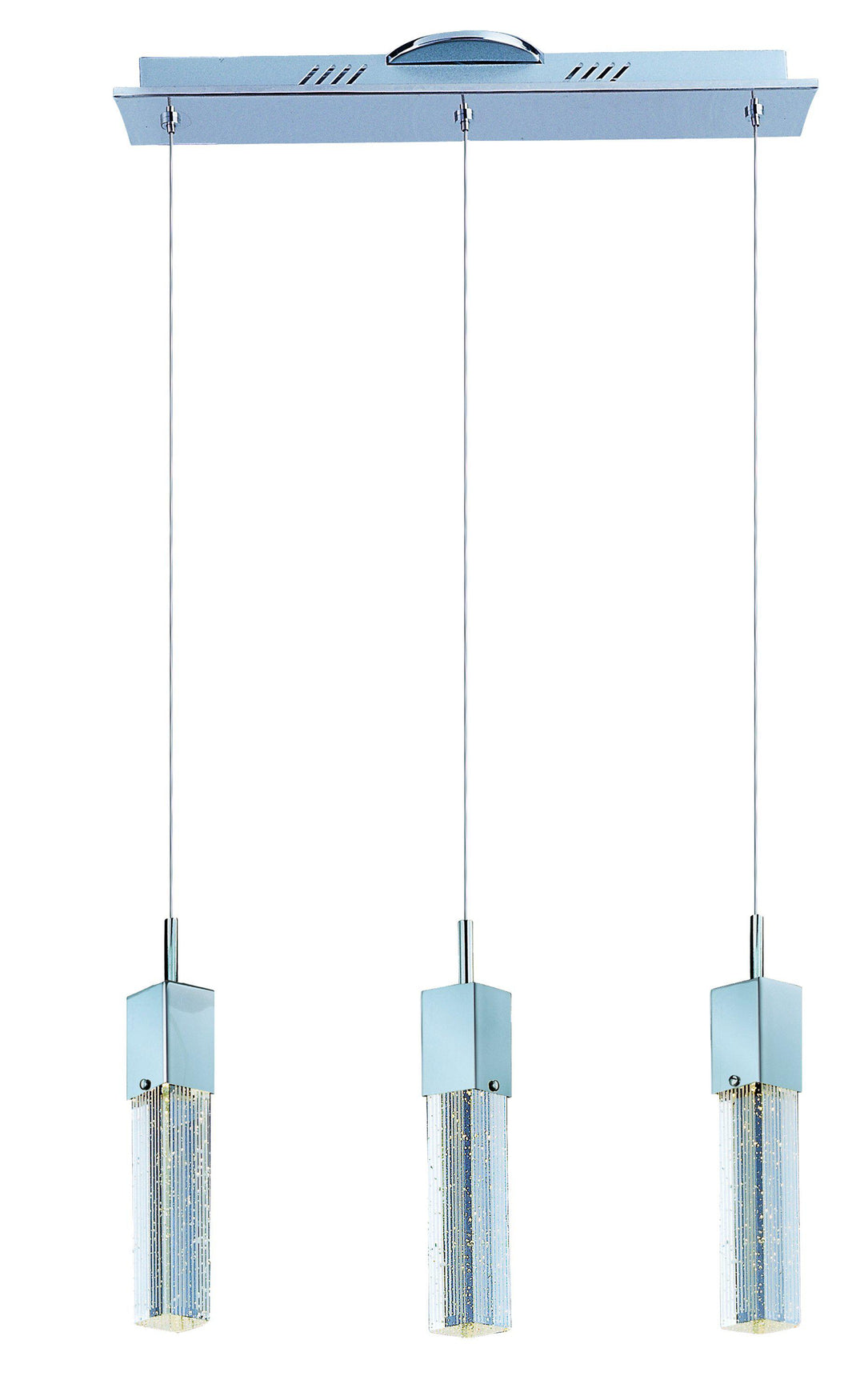 ET2 Fizz III 3 Light LED Pendant E22763 Pendants ET2 Polished Chrome  