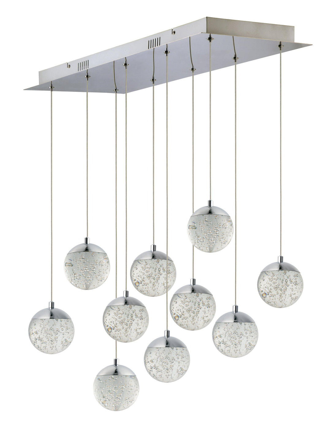 ET2 Orb II 10 Light LED Pendant E24266 Pendants ET2 Polished Chrome  