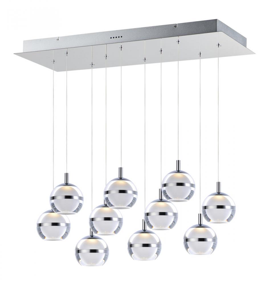 ET2 Swank-Multi-Light Pendant 24599 Pendants ET2 Chrome  