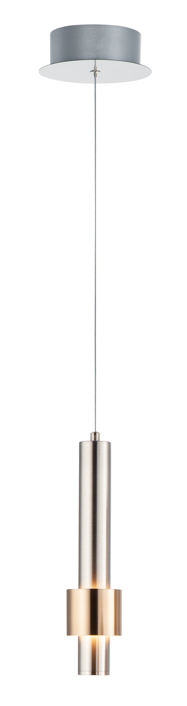 ET2 Reveal 1 Light LED Pendant E24751 Pendants ET2 Satin Nickel / Satin Brass  