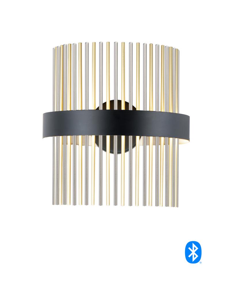 ET2 Chimes-Wall Sconce 34201 Wall Sconces ET2 Black|Brass|Nickel  