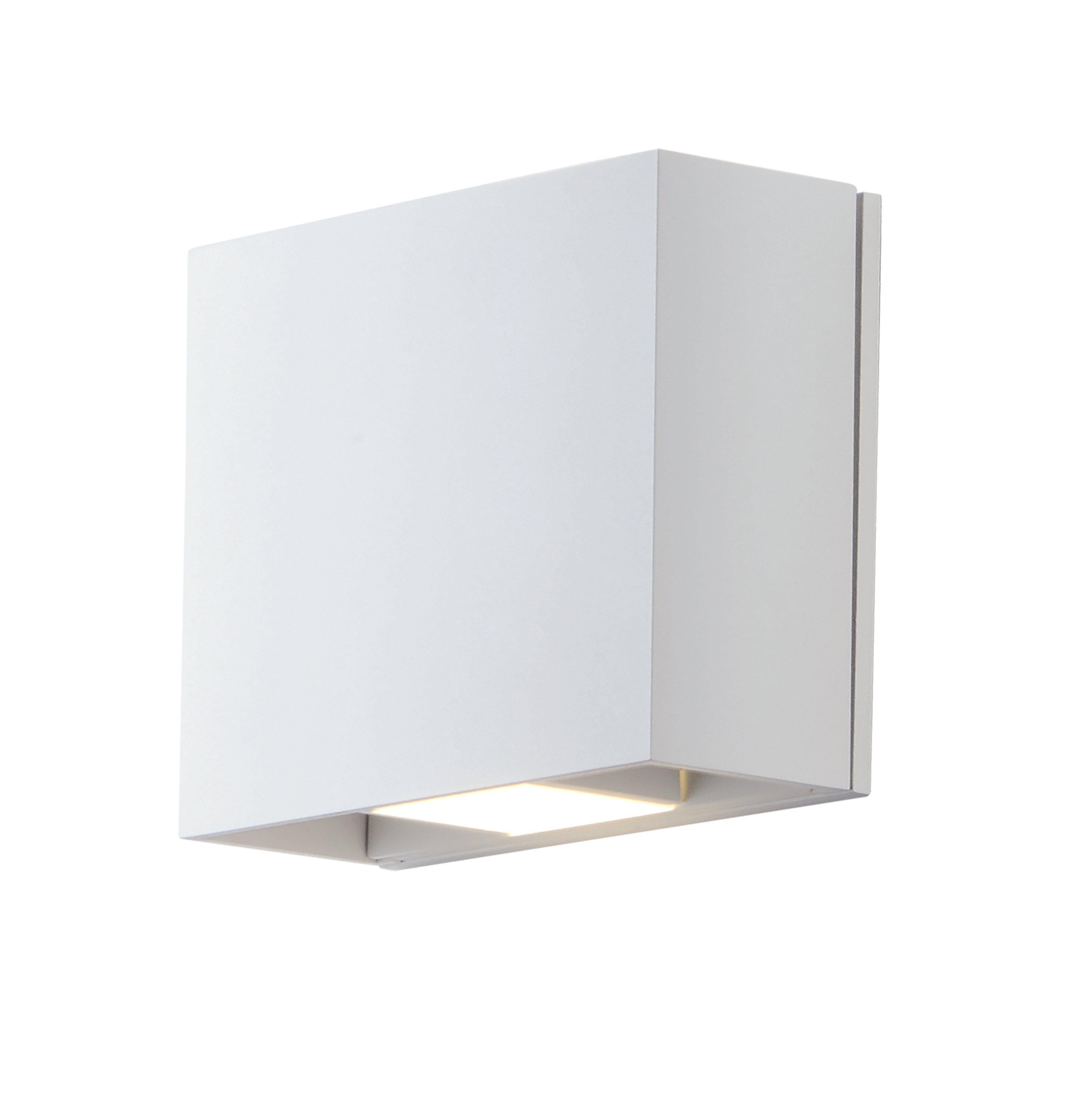 ET2 Alumilux Cube LED Outdoor Wall Sconce E41328 Outdoor l Wall ET2 White  