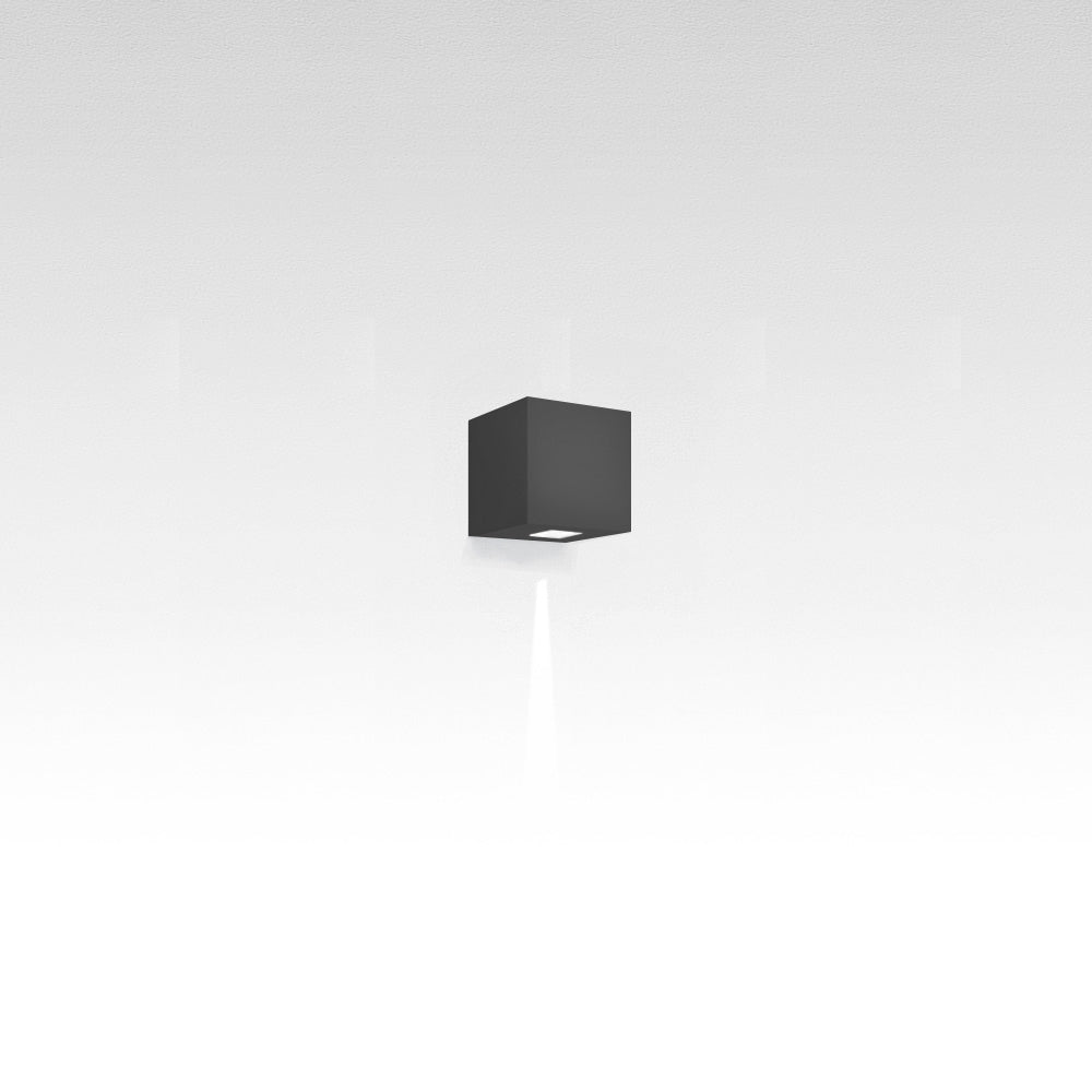 Artemide Effetto Square Wall Outdoor Wall Lights Artemide Gray 1 Beam Narrow 