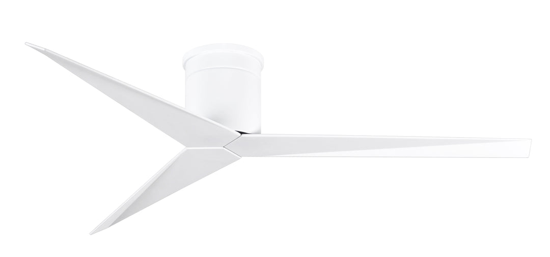 Matthews Fan Company Eliza-H Three Blade Flush Mount EKH Ceiling Hugger Fans Matthews Fan Company   