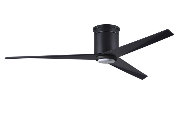 Matthews Fan Company Eliza-HLK Three Blade Flush Mount with Light Kit EKHLK Indoor Ceiling Fans Matthews Fan Company   