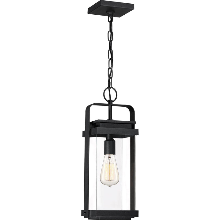 Quoizel  Exhibit Outdoor Lantern, Hanging Outdoor Hanging Lights Quoizel Earth Black  