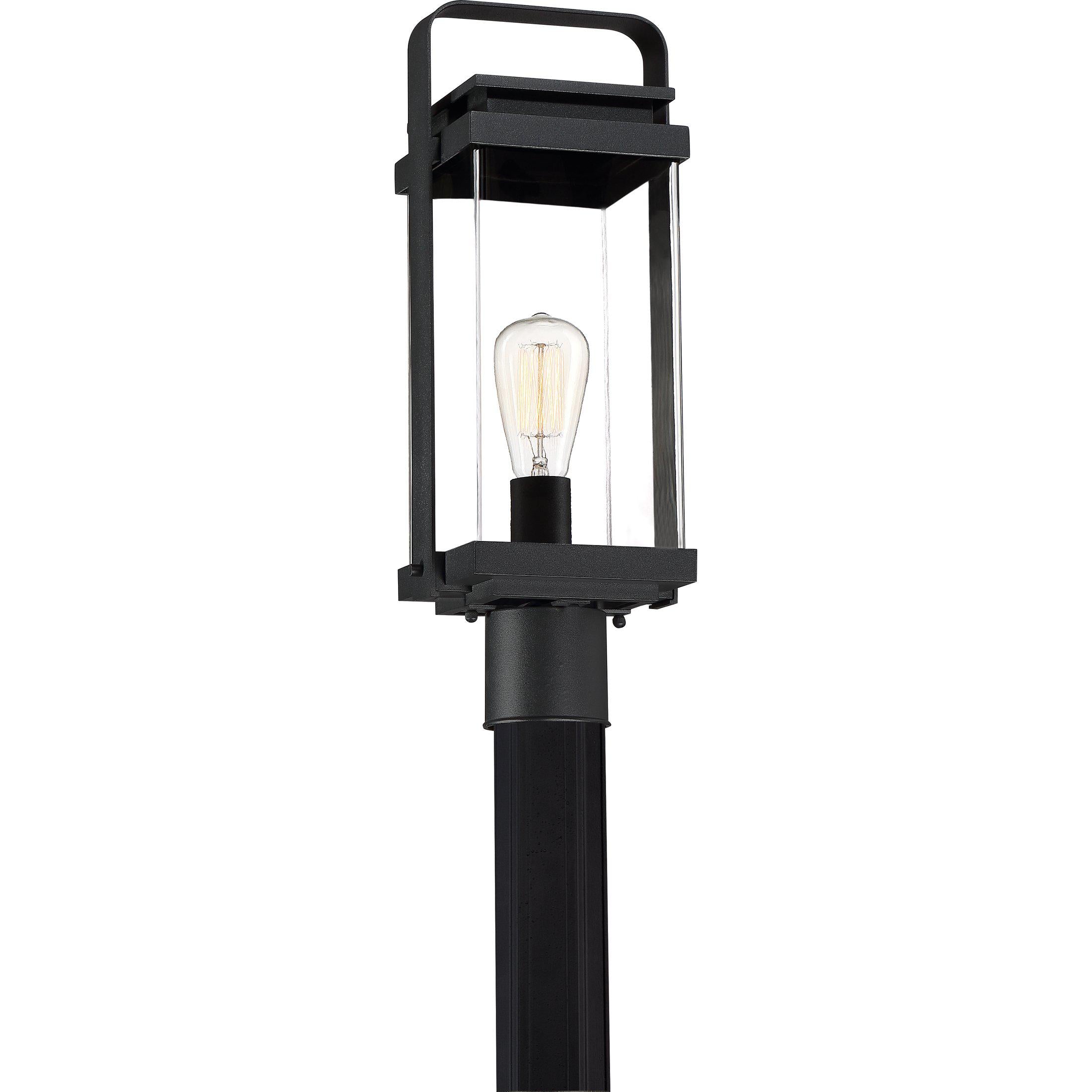 Quoizel  Exhibit Outdoor Lantern, Post EXH9008 Outdoor Light Fixture Quoizel Inc   