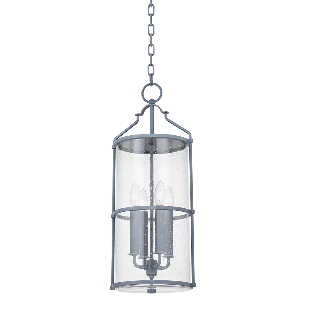 Troy BURBANK 4 LIGHT EXTERIOR LANTERN F1310 Pendants Troy Lighting WEATHERED ZINC  