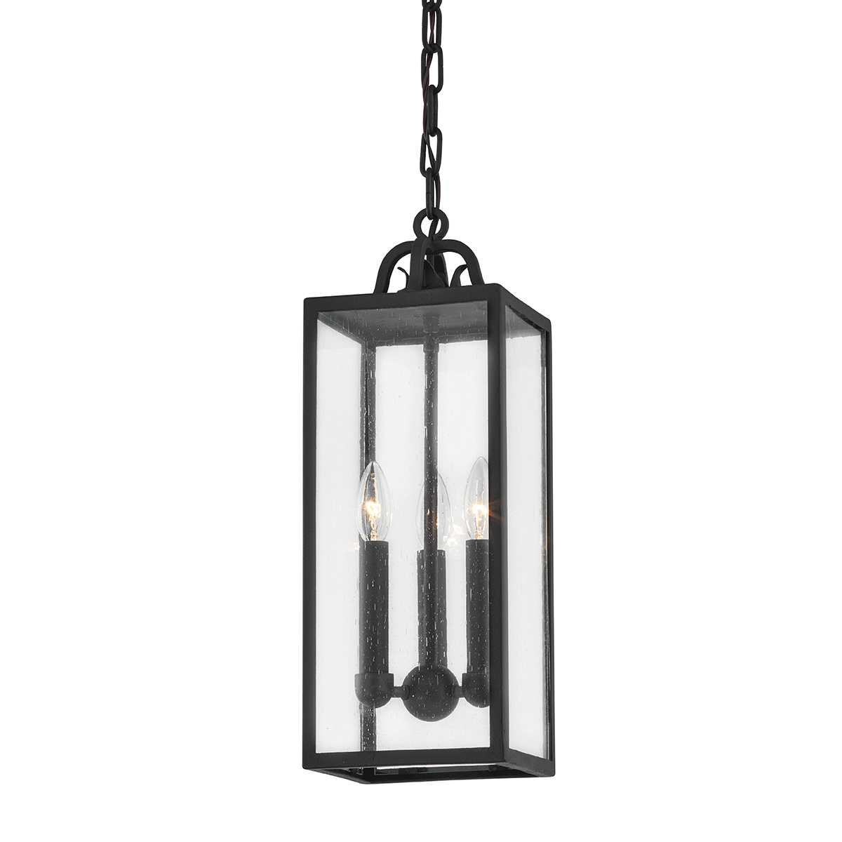 Troy CAIDEN 3 LIGHT EXTERIOR LANTERN F2066 Outdoor l Wall Troy Lighting FORGED IRON  