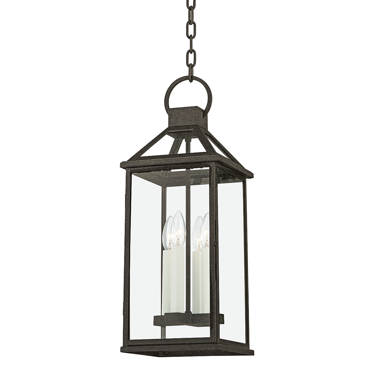 Troy Lighting 4 LIGHT LARGE EXTERIOR LANTERN F2749 Outdoor l Wall Troy Lighting FRENCH IRON  