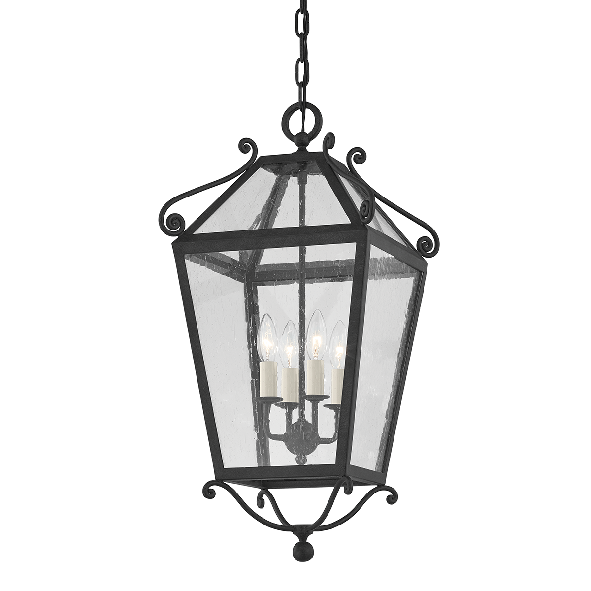 Troy Lighting 4 LIGHT EXTERIOR LANTERN F4128 Outdoor l Wall Troy Lighting FRENCH IRON  
