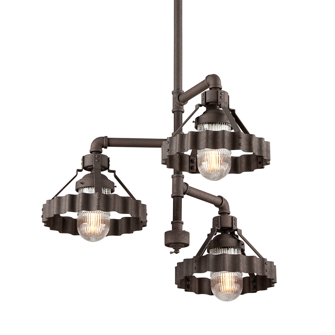 Troy Lighting CANARY WHARF 3LT CHANDELIER DINING MEDIUM F4246