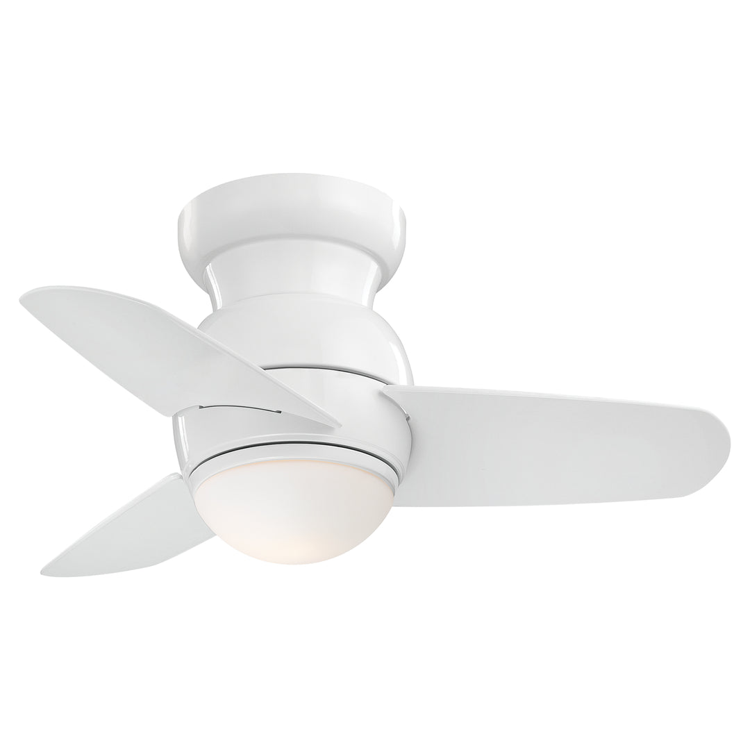 Minka Aire SPACESAVER LED26" Ceiling Fan F510L Ceiling Hugger Fans Minka-Aire WHITE / WHITE  