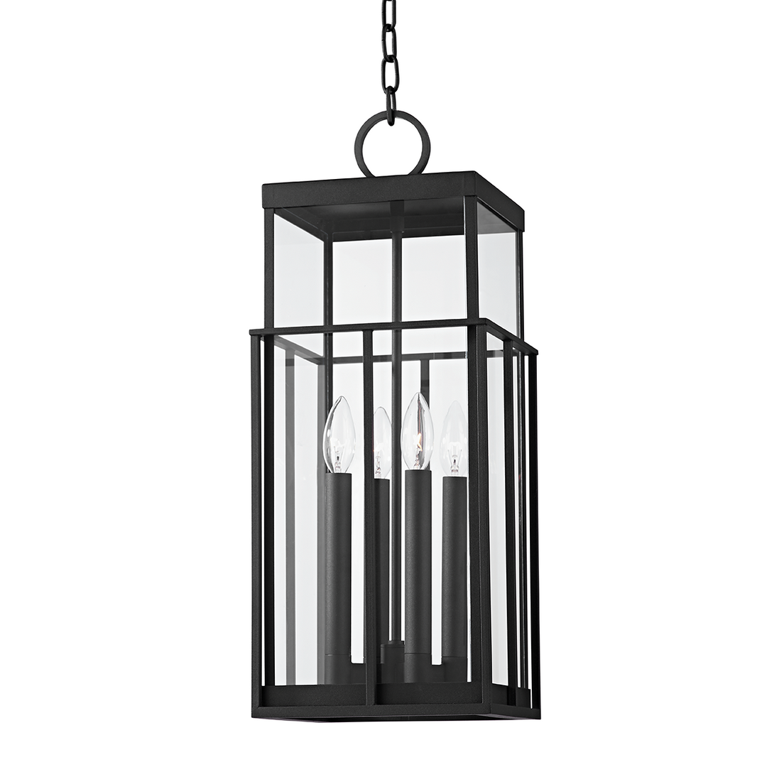 Troy Lighting 4 LIGHT EXTERIOR LANTERN F6480 Pendants Troy Lighting TEXTURE BLACK  