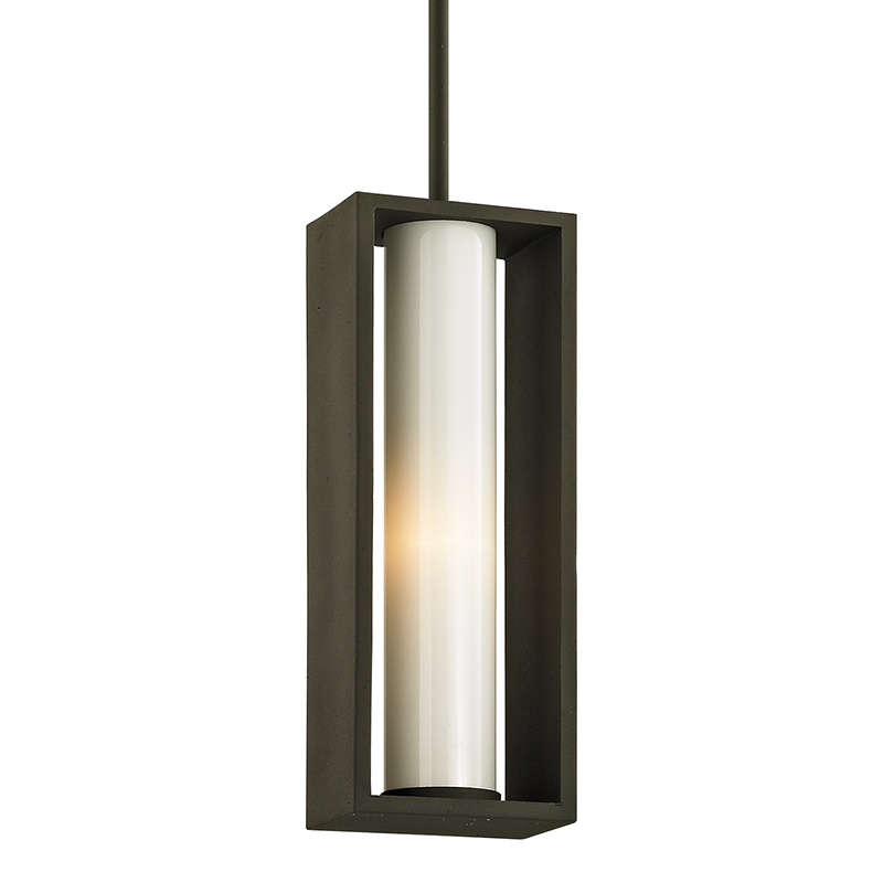 Troy Lighting MONDRIAN 1LT HANGER F6497 Outdoor Wall Lights Troy Lighting TEXTURED BRONZE  