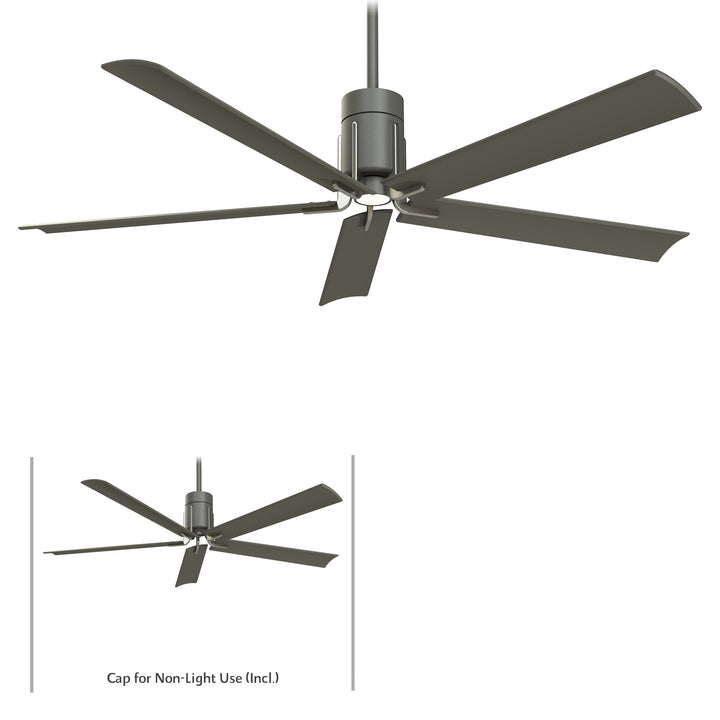 Minka-Aire Clean LED 60" Ceiling Fan Indoor Ceiling Fans Minka-Aire Polished Nickel  