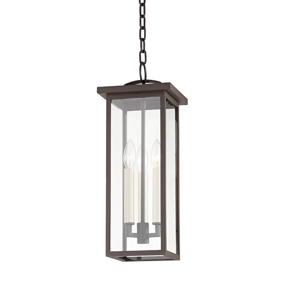 Troy Lighting 3 LIGHT EXTERIOR LANTERN F7520 Pendants Troy Lighting TEXTURED BRONZE  