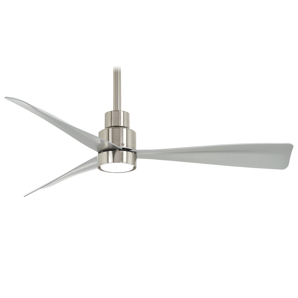 Minka Aire SIMPLE 44" Ceiling Fan F786 Indoor Ceiling Fans Minka-Aire BRUSHED NICKEL WET / SILVER  