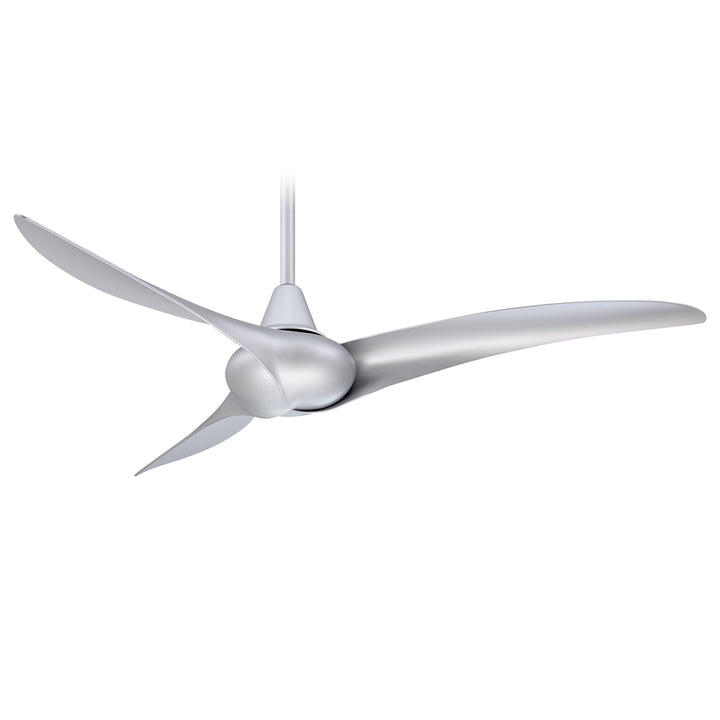 Minka Aire WAVE 52" Three Blade Ceiling Fan F843 Indoor Ceiling Fans Minka-Aire SILVER / SILVER  