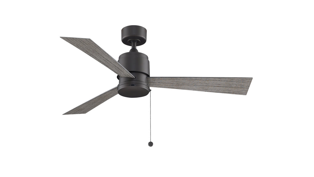 Fanimation Zonix Wet 52" Ceiling Fan Indoor Ceiling Fans Fanimation 52 Matte Greige Weathered Wood