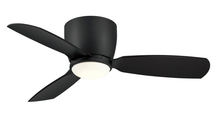 Fanimation Embrace Flushmount Ceiling Fan Indoor Ceiling Fans Fanimation Black 44" 