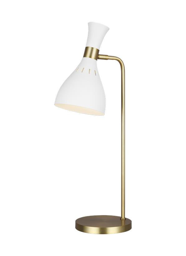 Generation Lighting Joan Task Lamp ET1171 Task Lamps Visual Comfort Studio Collection Matte White  