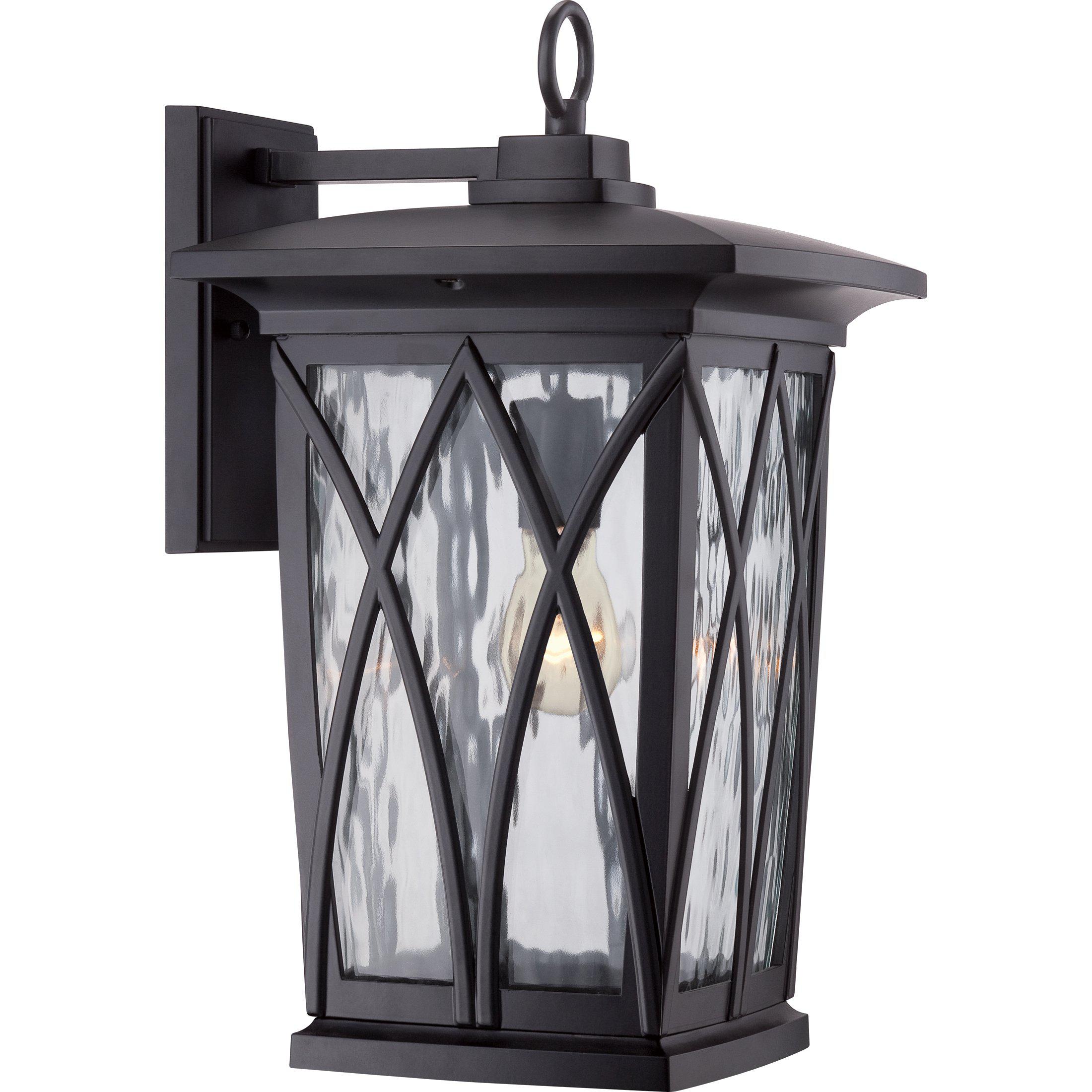 Quoizel  Grover Outdoor Lantern, Large Outdoor l Wall Quoizel Mystic Black  