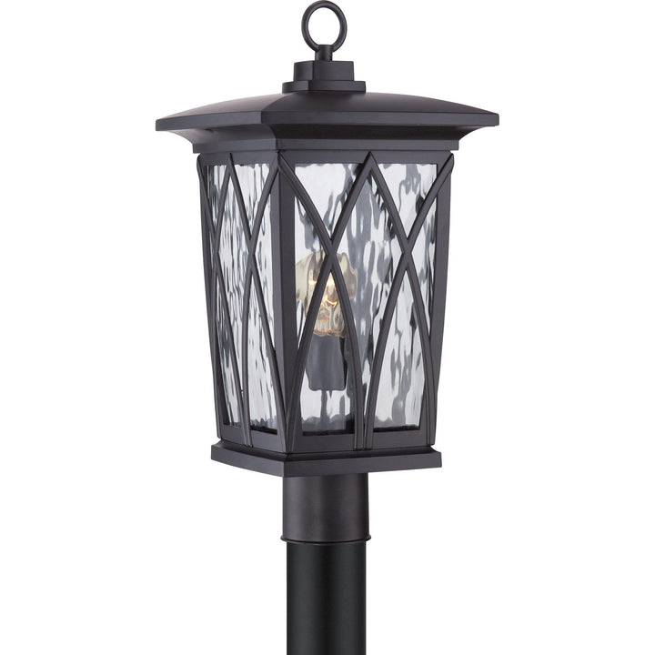 Quoizel  Grover Outdoor Lantern, Post Pier & Post Mount Lights Quoizel Mystic Black  