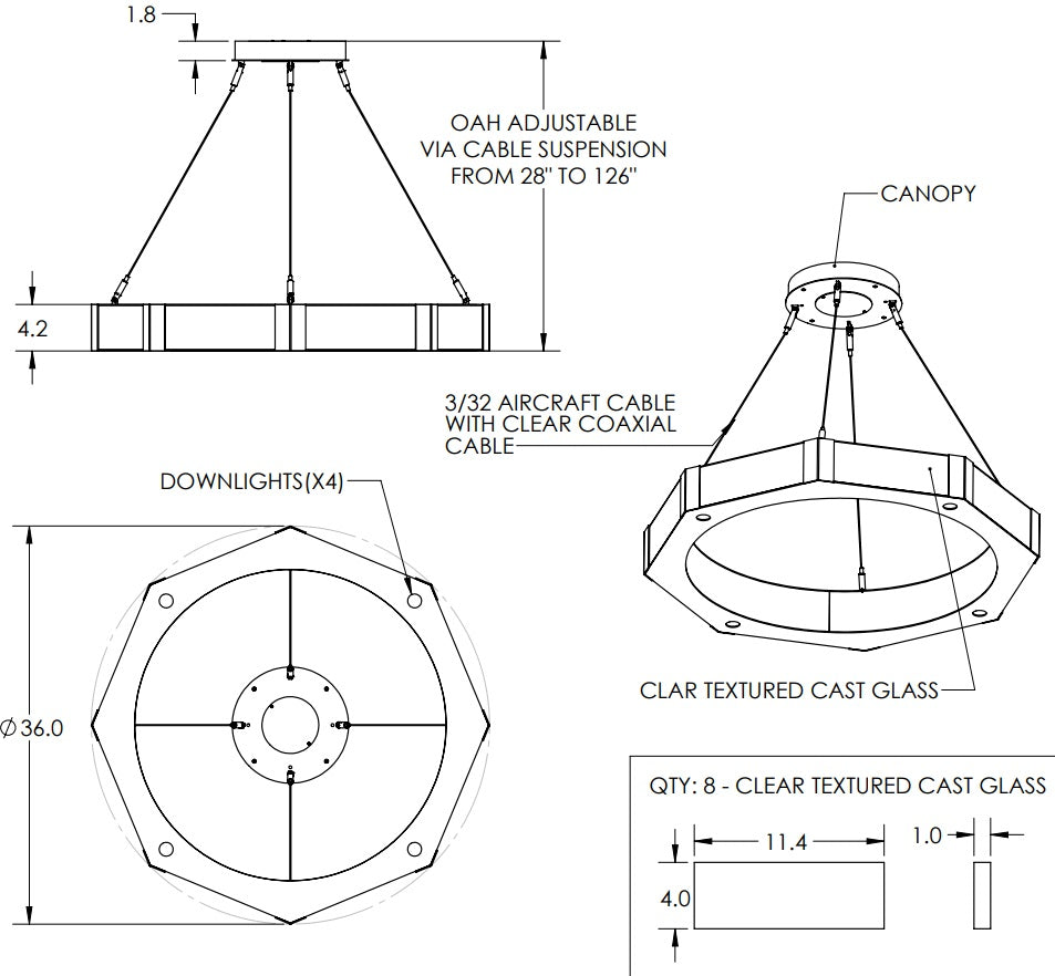 Hammerton Glacier Single Tier - 36