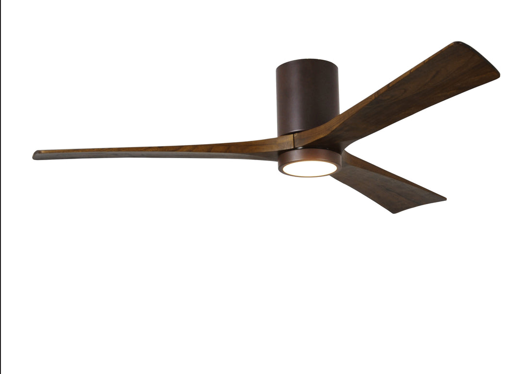 Matthews Fan Company Irene-3HLK 60" Flush Mounted Ceiling Fan with LED Light Kit