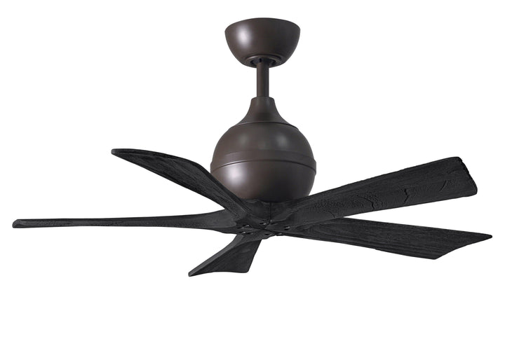 Matthews Fan Company Irene-5 Five Blade IR5 Indoor Ceiling Fans Matthews Fan Company Textured Bronze Matte Black 42"