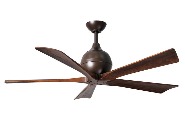 Matthews Fan Company Irene-5 Five Blade IR5 Indoor Ceiling Fans Matthews Fan Company Textured Bronze Walnut Tone 52"