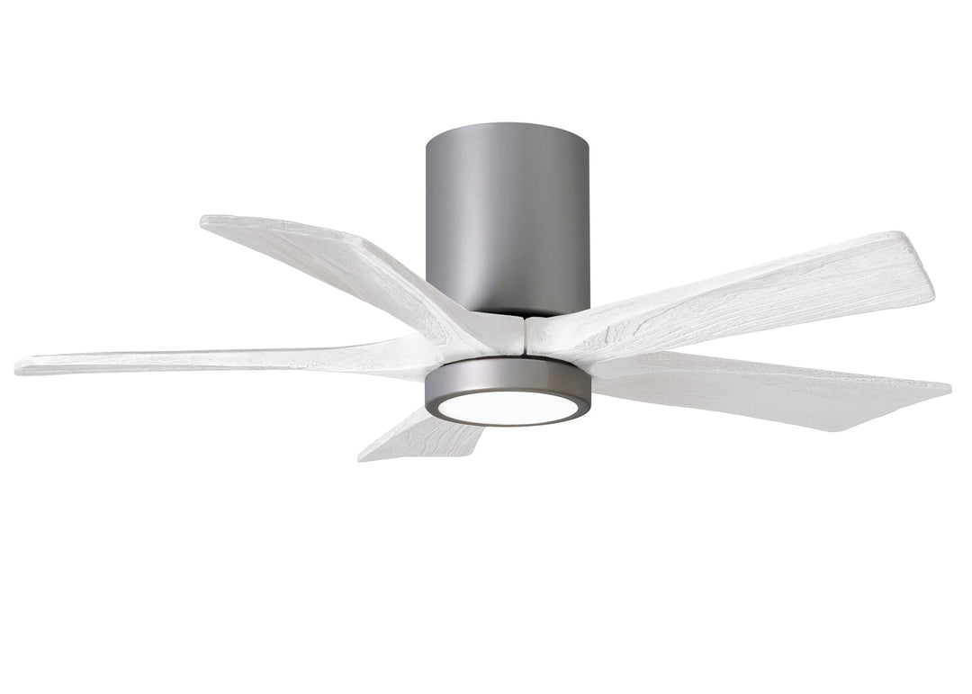 Matthews Fan Company Irene-5HLK 42" Flush Mounted Ceiling Fan with LED Light Kit