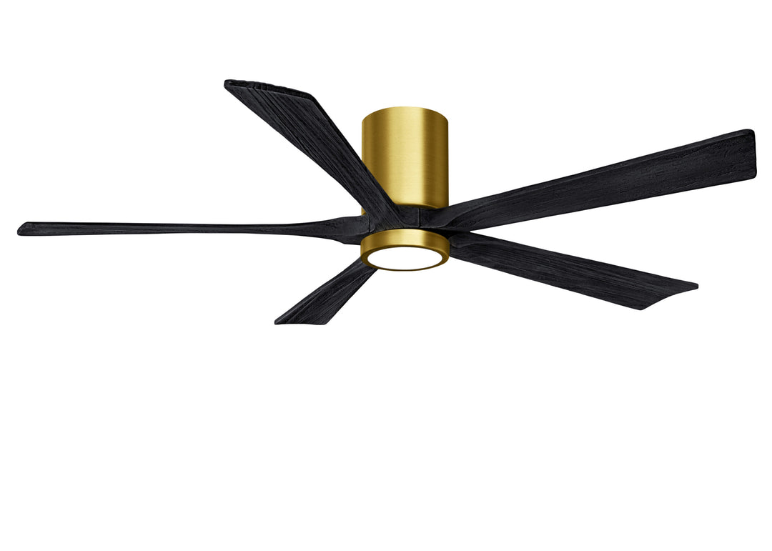 Matthews Fan Company Irene-5HLK 60" Flush Mounted Ceiling Fan with LED Light Kit